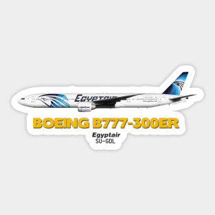 Boeing B777-300ER - Egyptair Sticker